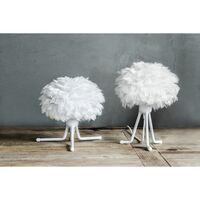 Lampada da Tavolo Base A Treppiede Eos Micro Bianco con Gambe Bianco