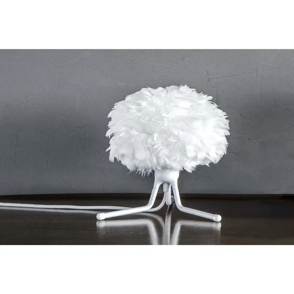 Lampada da Tavolo Base A Treppiede Eos Micro Bianco con Gambe Bianco