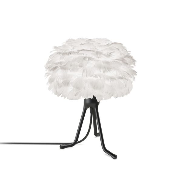 Eos Tripod Base stolna svjetiljka, mikro, bijela s crnim nogama