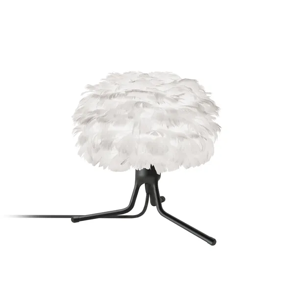 Lampe à Poser de Table Eos Micro Blanc avec Pieds Noir