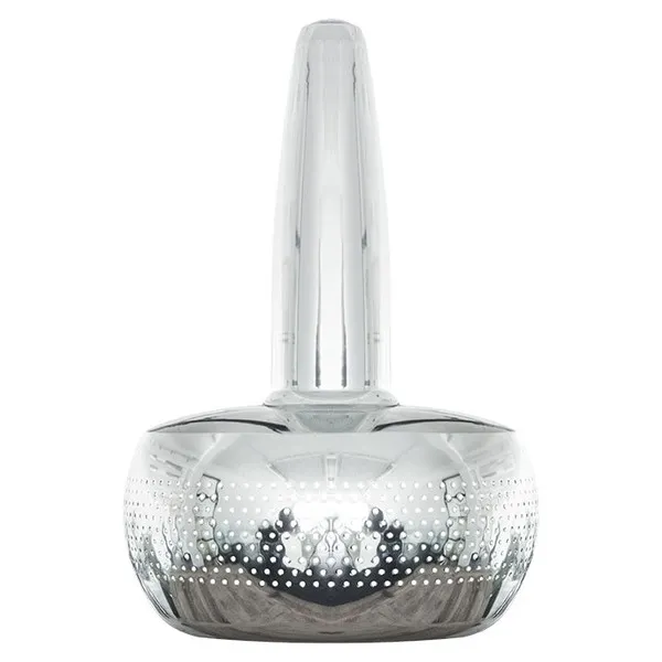 Lampa Wisząca Clava z Rozetą, Polerowana Stal/ Czarny
