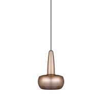 Clava Pendant With Rosette Brushed Copper/ Black