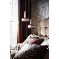 Clava Pendant With Rosette Brushed Copper/ Black