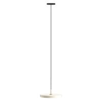 Asteria Pendant Pearl White with Brass Top