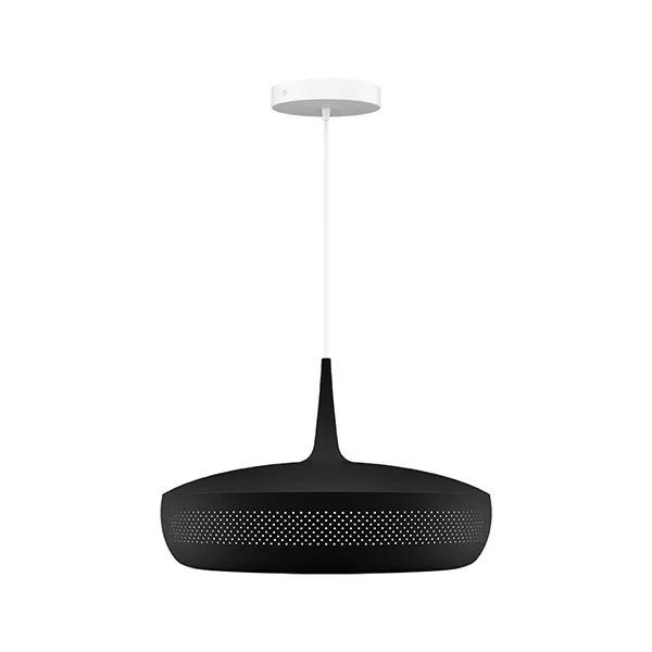 Clava Dine Pendant With Rosette Black/ White