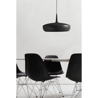 Clava Dine Pendant With Rosette Black/ White