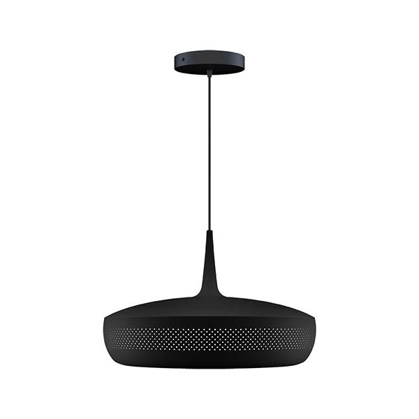 Clava Dine Taklampe med Rosett Sort