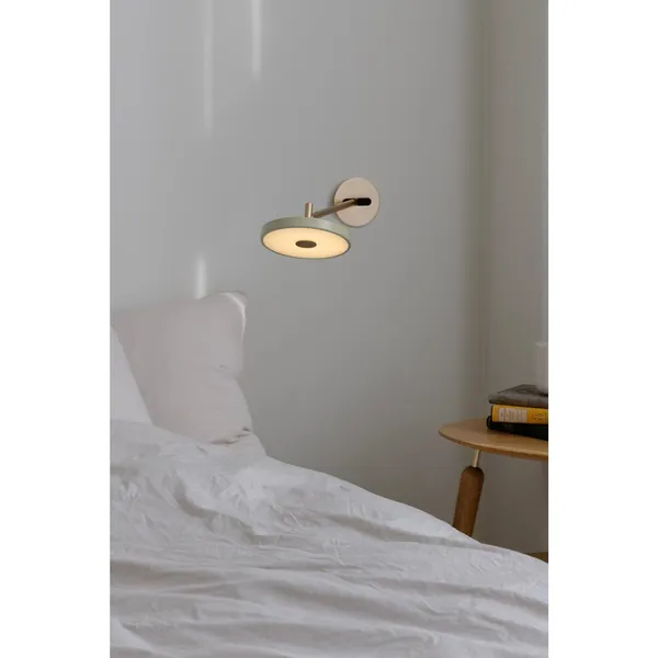Asteria Wall Lamp Short Hardwired Nuance Mist