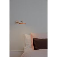 Asteria Wall Lamp Short Hardwired Nuance Rose