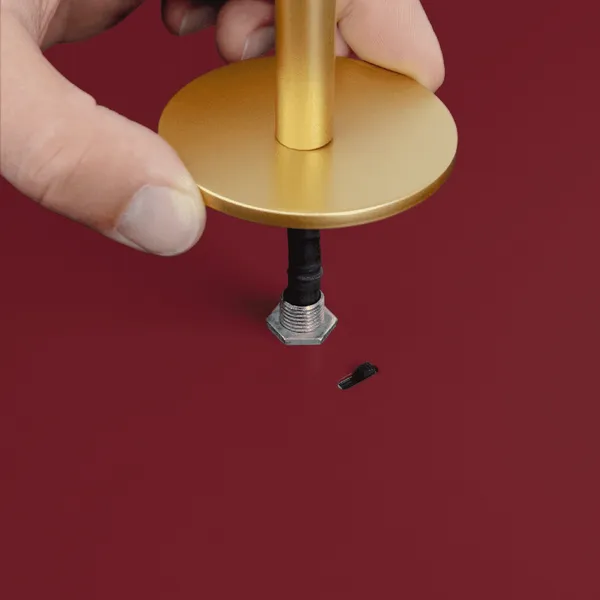 Asteria Plus Mini Pendel Ruby Red/Messing