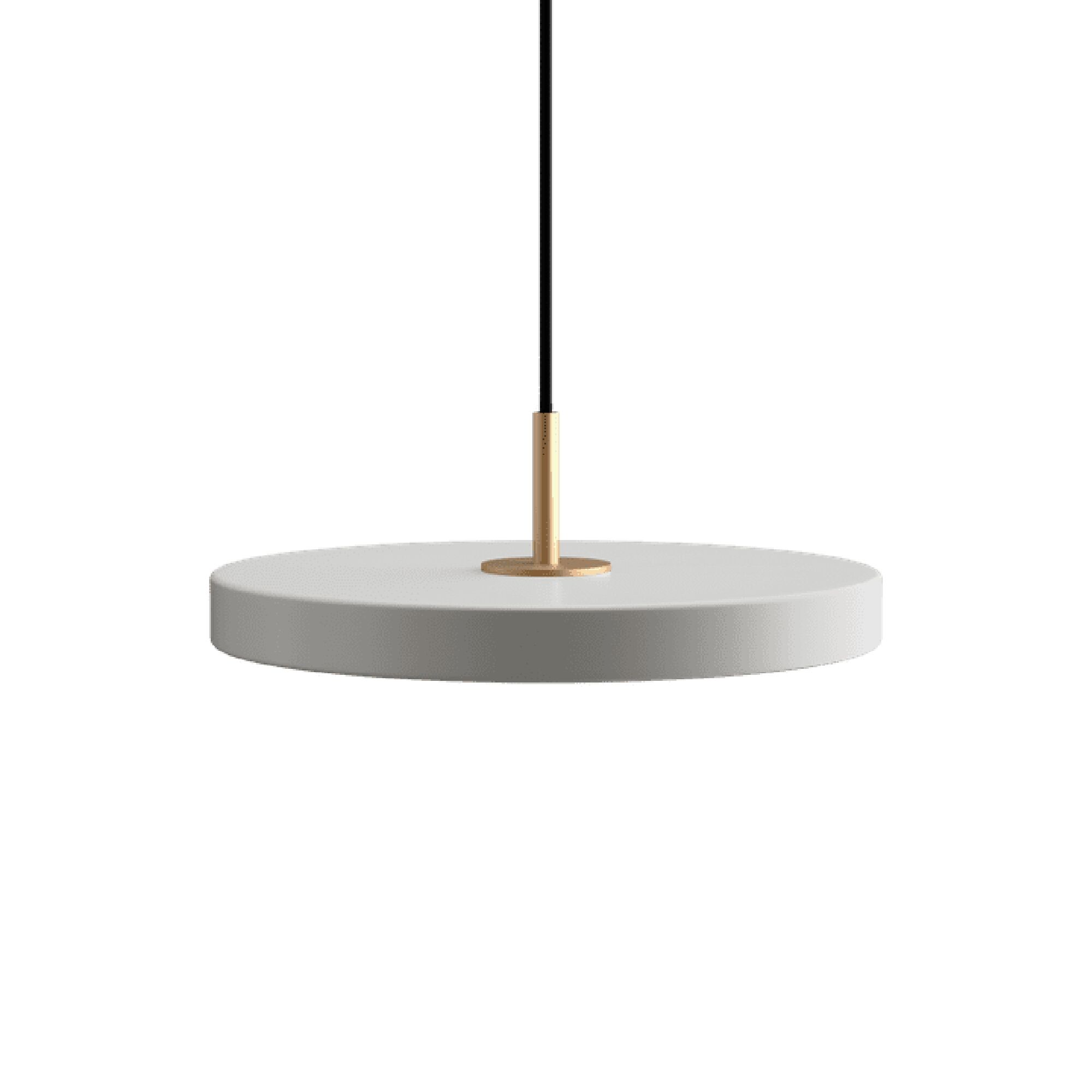 Asteria Plus Mini Taklampe Nuance Mist/ Messing