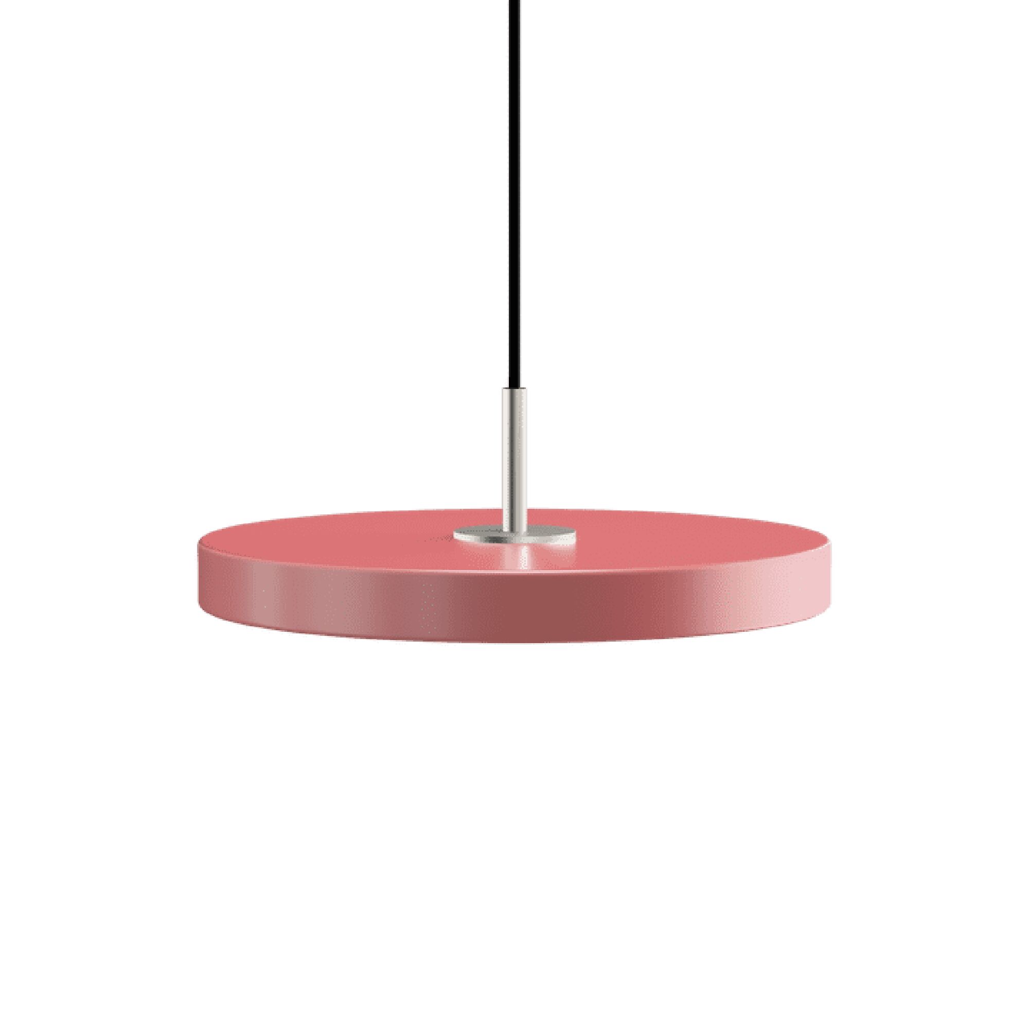 Asteria Plus Mini Taklampe Nyanse Rose/Stål