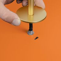 Asteria Plus Mini Pendel Nuance Orange/Messing