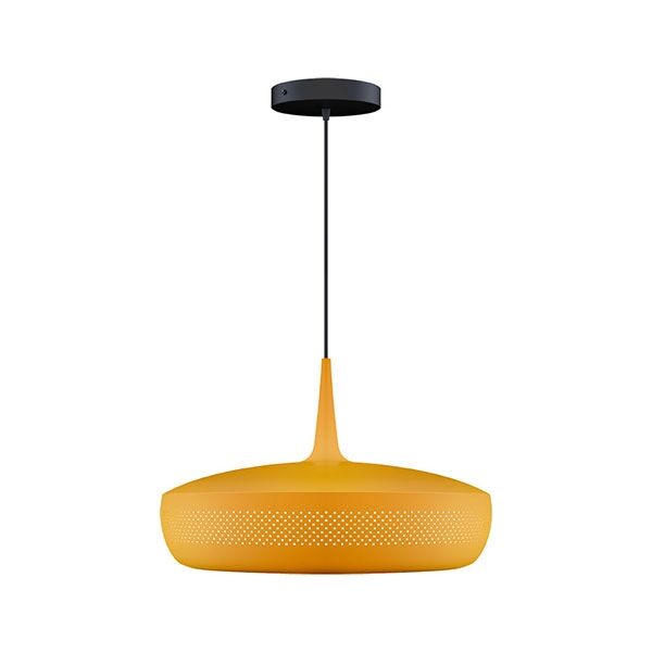 Clava Dine Taklampa Med Rosett Gul/ Svart