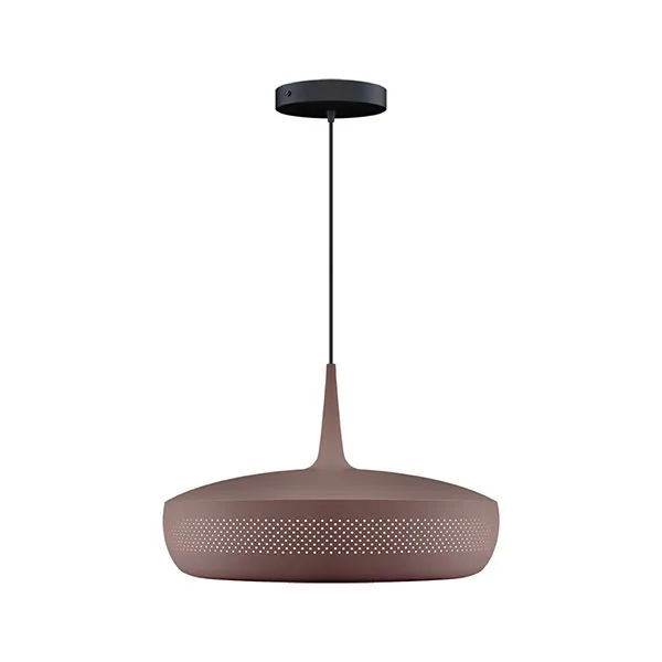 Clava Dine Pendant With Rosette Dark Brown/ Black