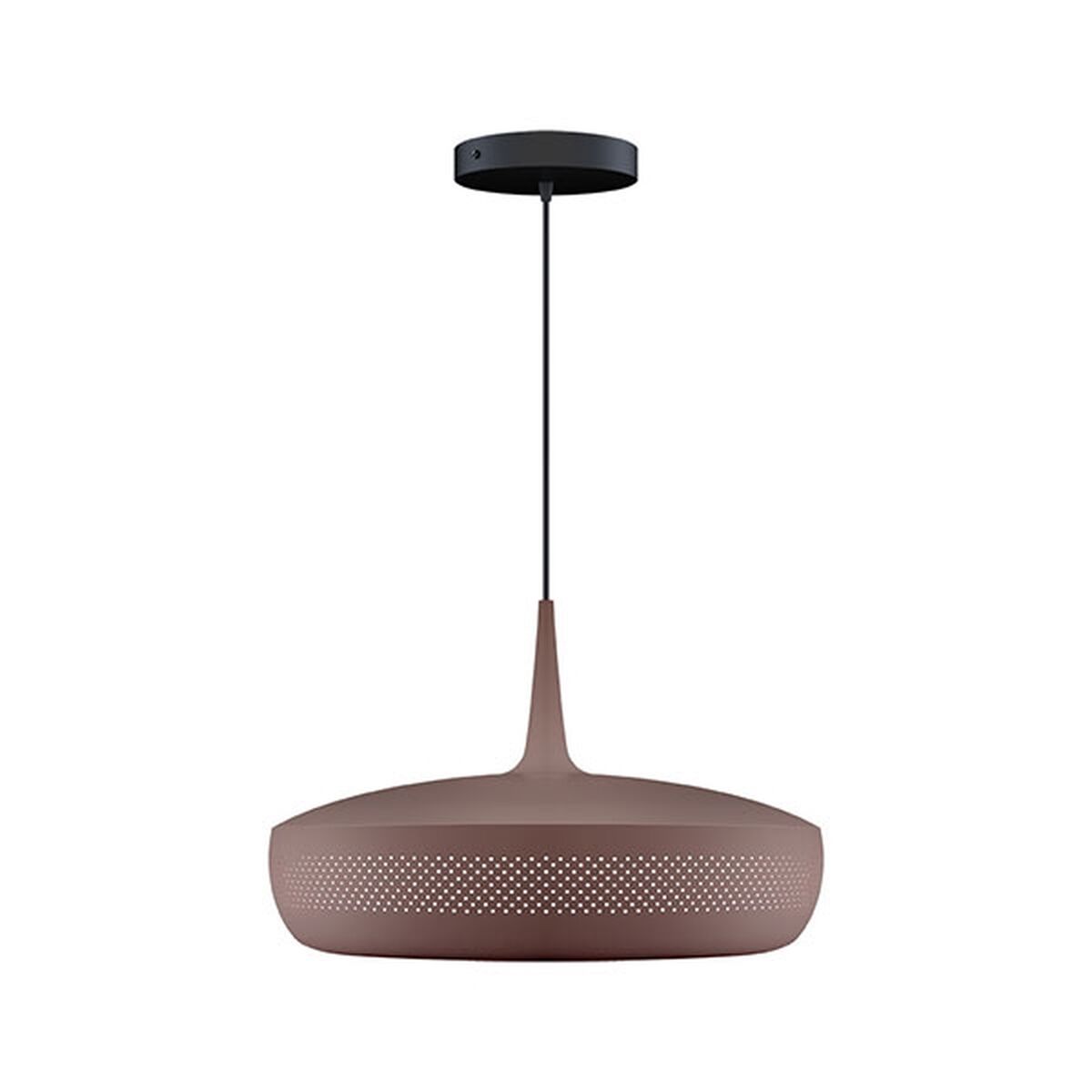 Clava Dine Pendant With Rosette Dark Brown/ Black