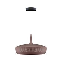 Clava Dine Pendant With Rosette Dark Brown/ Black