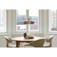 Pantalla de Madera Clava Dine Blanco