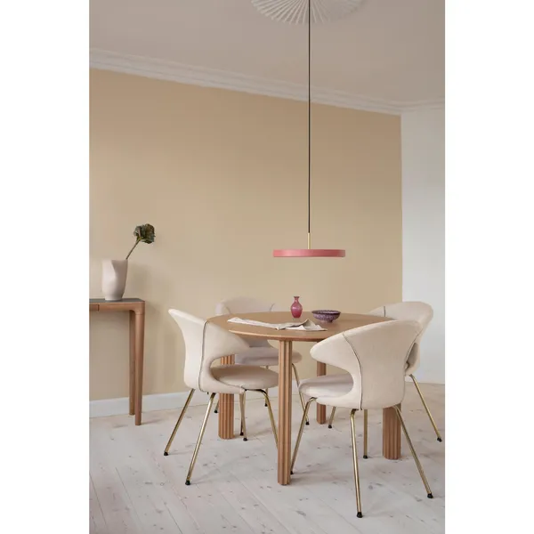 Asteria Pendel Medium Taupe Med Stål Top