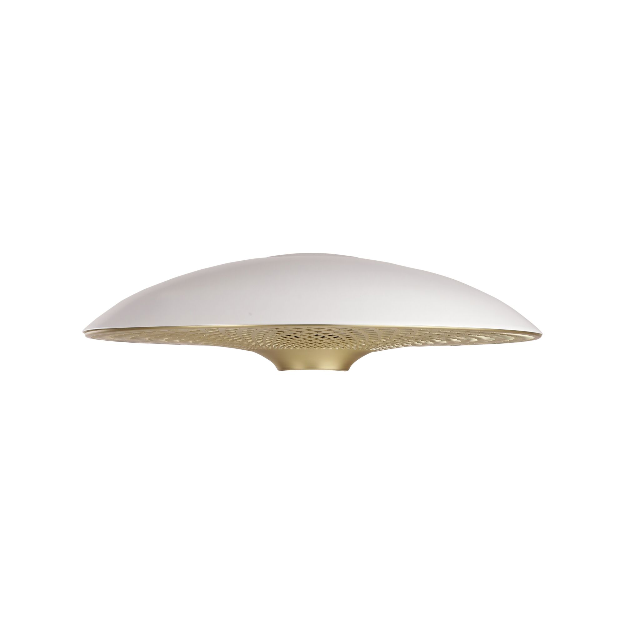 Manta Ray Skjerm Hvit/ Messing