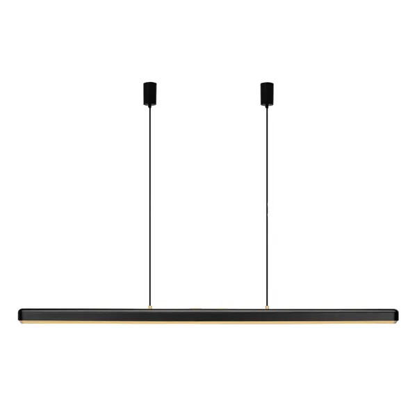 Hazel Branch Pendant 150 Black/ Brass
