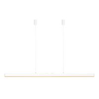 Hazel Branch Pendant 150 White/ Brass