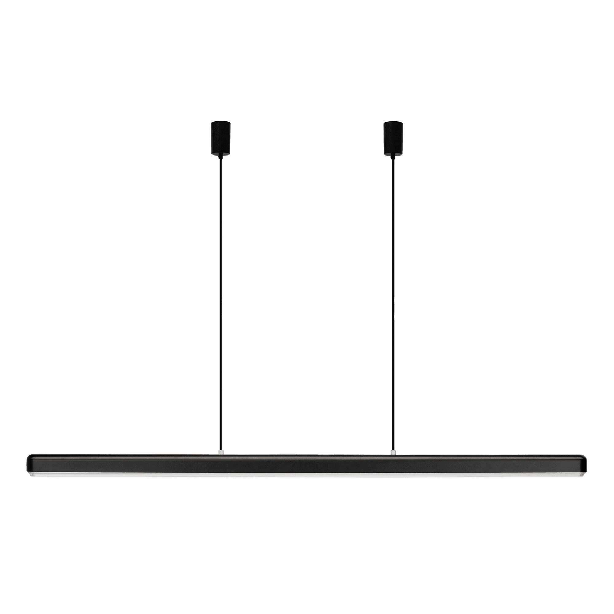 Suspension Branche de Noisetier 150 Noir/acier