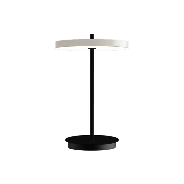Asteria Move Portable Lamp Pearl White/ Black
