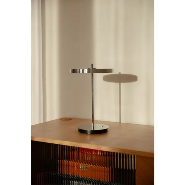 Asteria Move Portable Lamp Pearl White/ Black