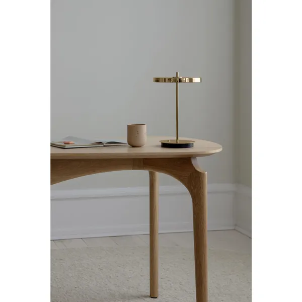 Asteria Move Portable Lamp Pearl White/ Black