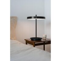 Asteria Table Lamp Pearl White/ Black