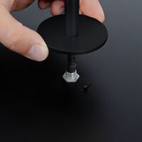 Asteria Plus Medium Pendant Anthracite Grey/ Black