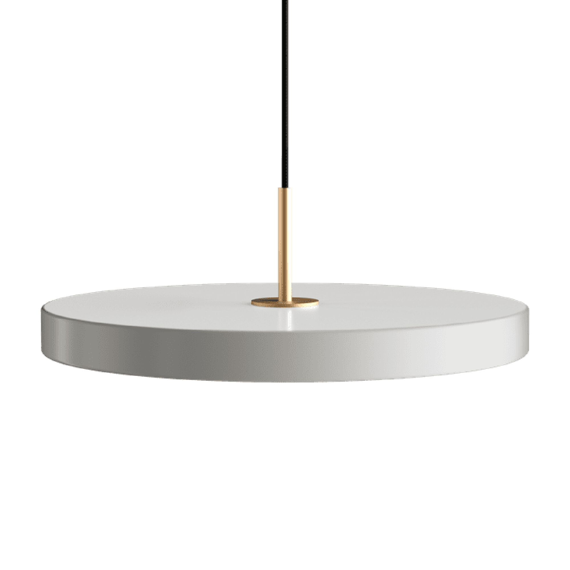 Asteria Plus Medium Taklampe Nuance Mist/ Messing