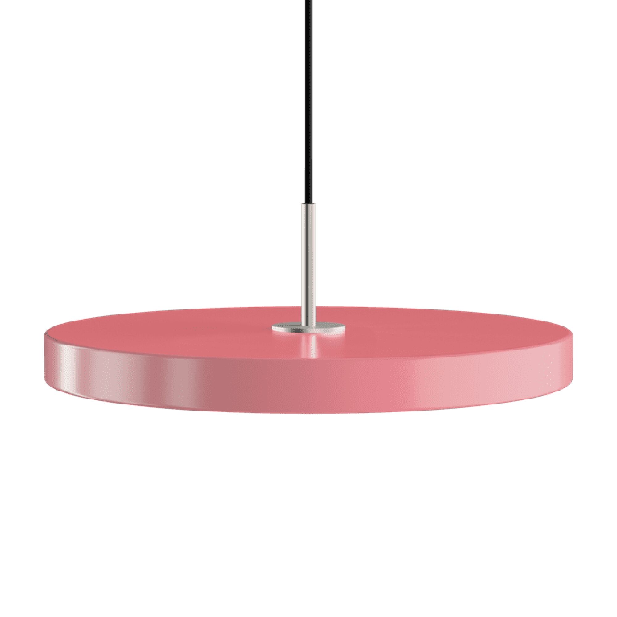 Asteria Plus Medium Taklampe Nyanse Rose/Stål