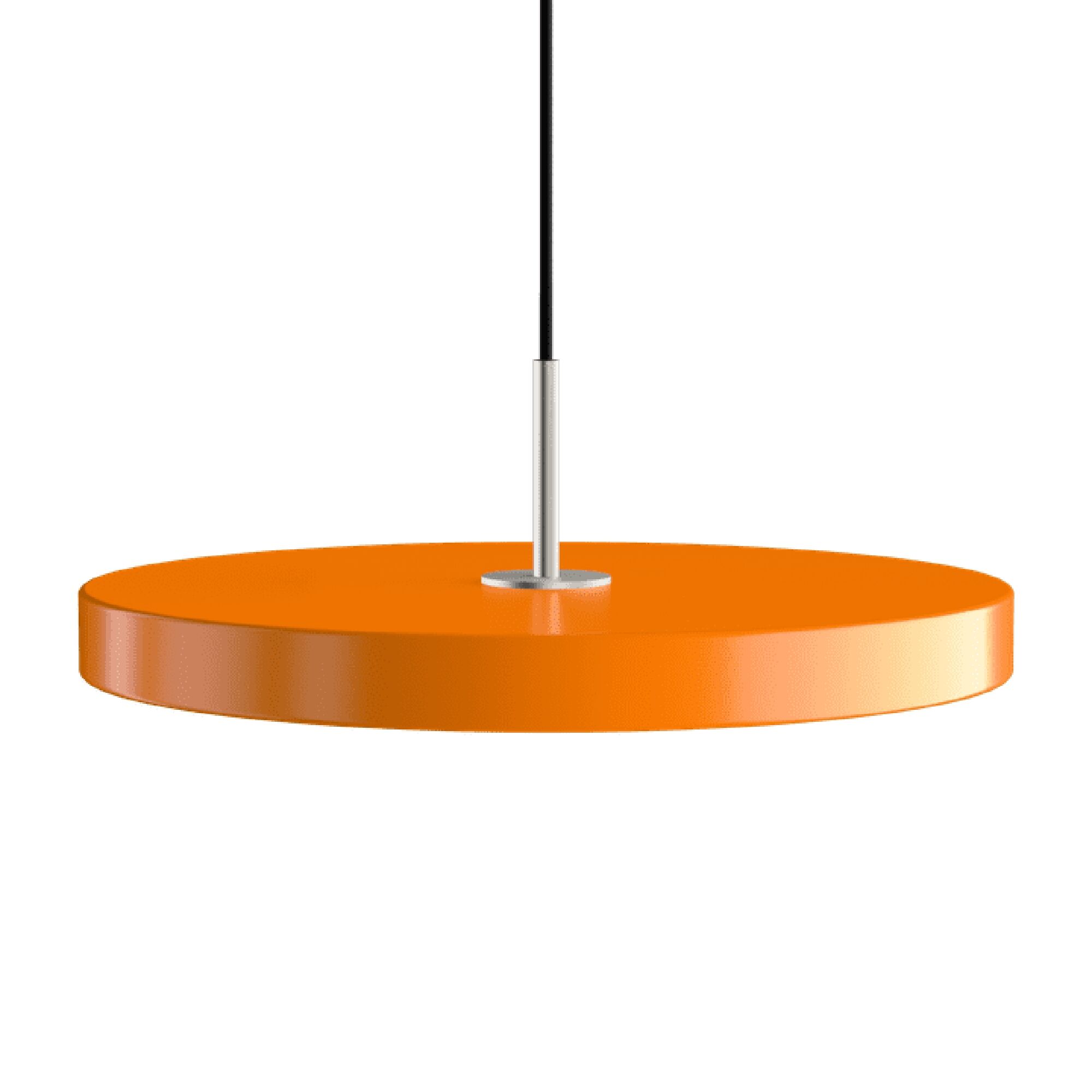 Asteria Plus Medium Taklampe Nuance Oransje/Stål