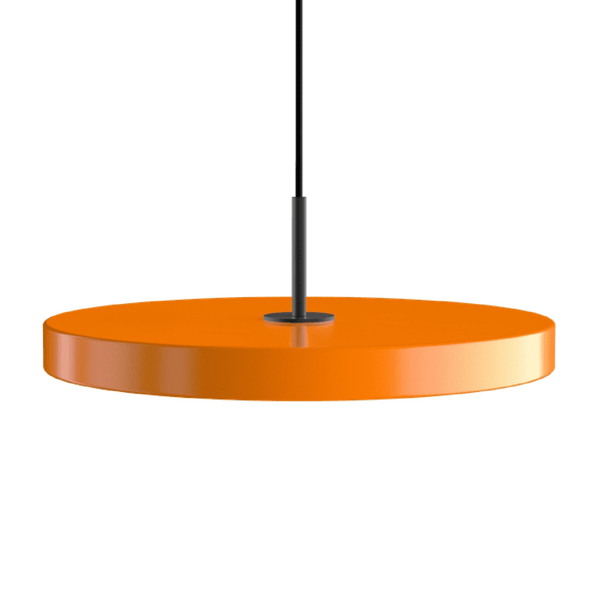Asteria Plus Medium Taklampe Shade Oransje/Sort