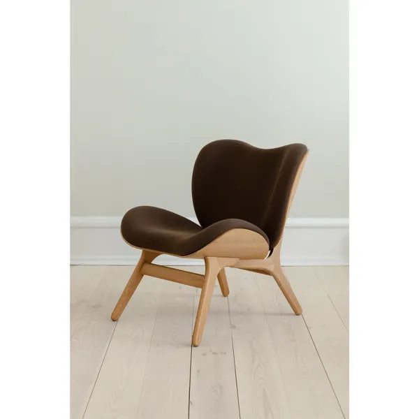 A Conversation Piece Armchair Black Oak/Morning Meadows