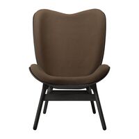 A Conversation Piece High Armchair Black Oak/Mocca