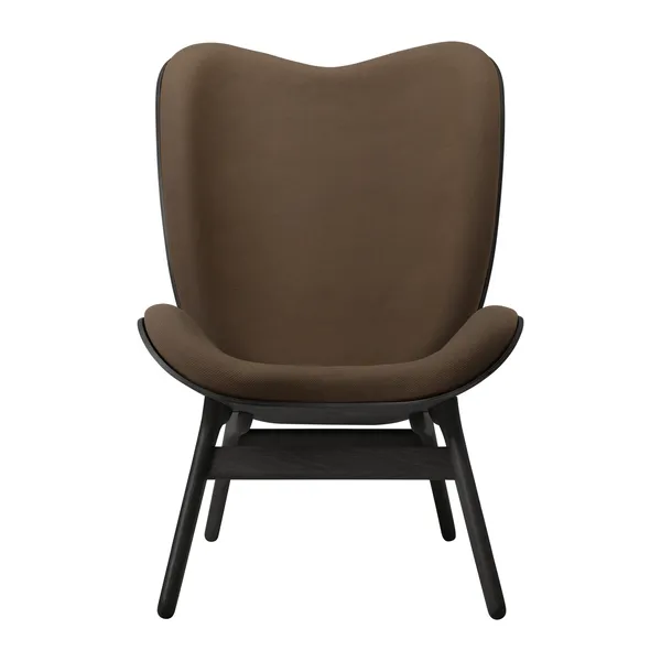 A Conversation Piece High Armchair Black Oak/Mocca