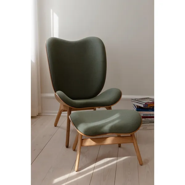 A Conversation Piece High Armchair Black Oak/Mocca