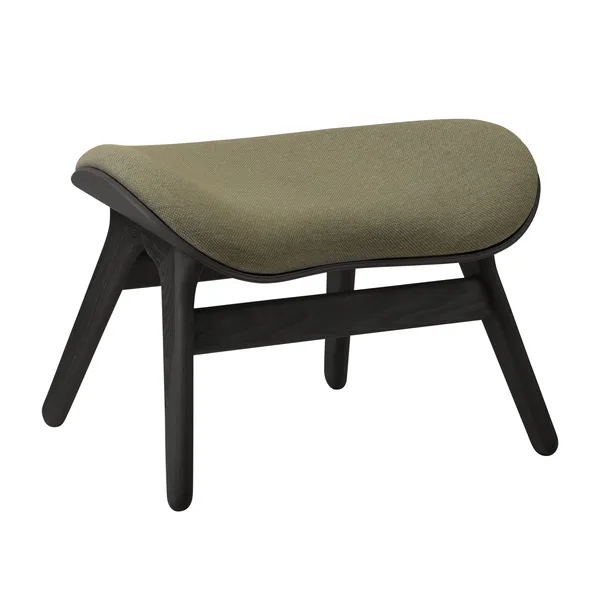 A Conversation Piece Ottoman Black Oak/Morning Meadows