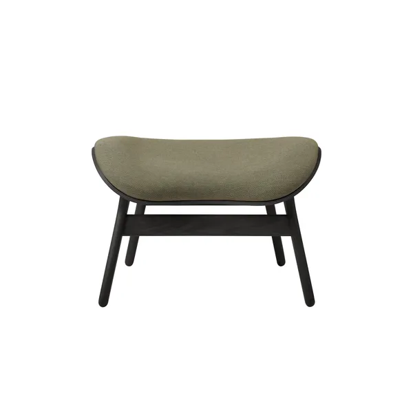 A Conversation Piece Ottoman Black Oak/Morning Meadows