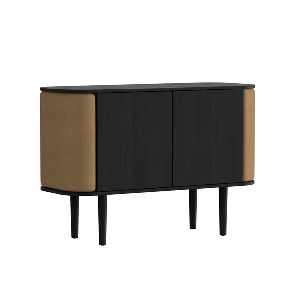 Treasures Cabinet Black Oak/Sugar Brown