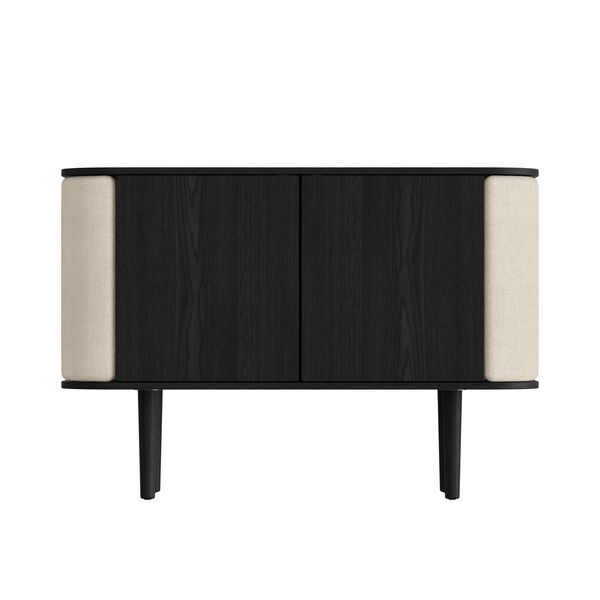 Treasures Cabinet Schwarz Oak/White Sands