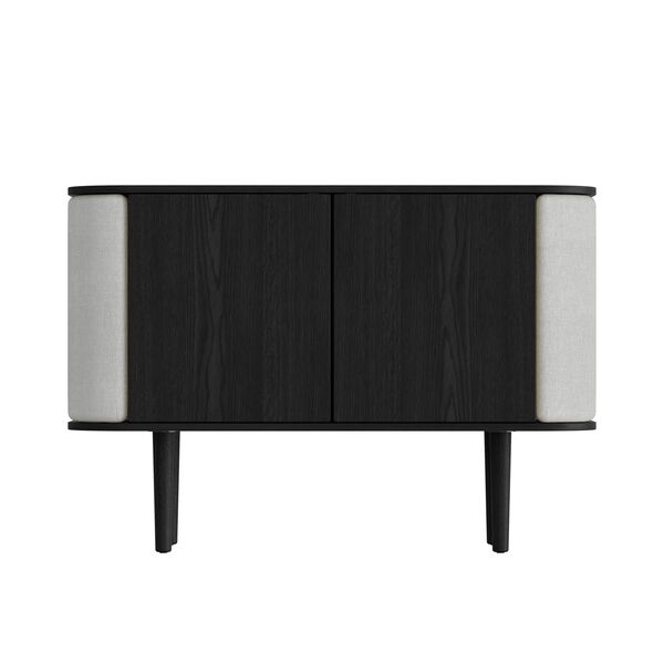 Treasures Schrank Schwarz Eiche/Sterling
