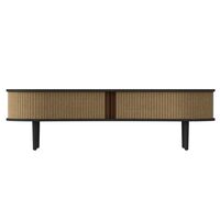 Audacious TV Bænk Sort Egetræ/Sugar Brown