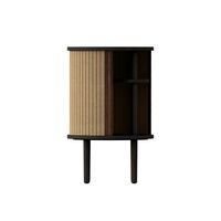 Audacious Sidebord Sort Egetræ/Sugar Brown