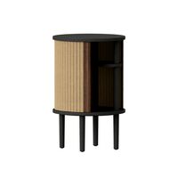Audacious Sidebord Sort Egetræ/Sugar Brown