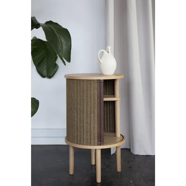Audacious Sidebord Sort Egetræ/Sugar Brown