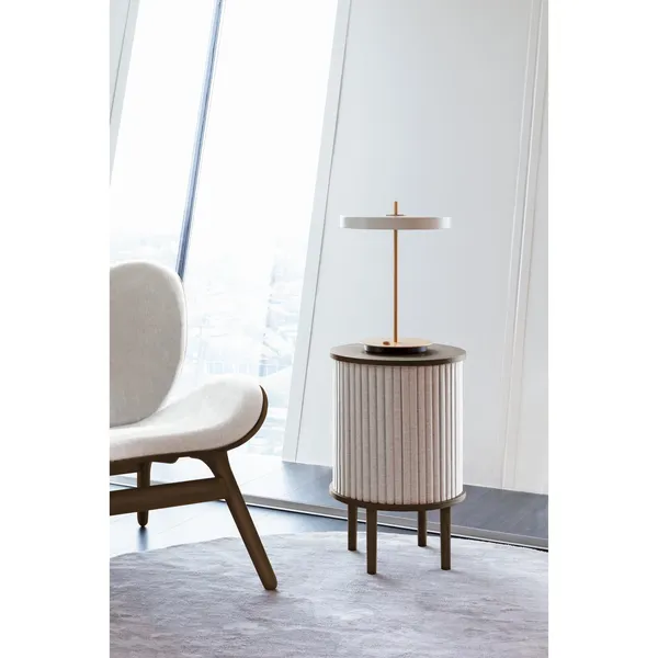 Audacious Sidebord Sort Egetræ/Sugar Brown